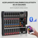 Consola Mezcladora DJ CT8 de 8 Canales – vista adicional 4