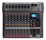 Consola Mezcladora DJ CT8 de 8 Canales