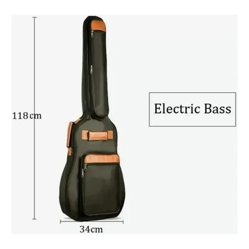 Funda Acolchada para Bajo Eléctrico 117 cm