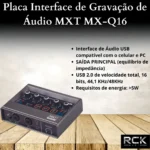 Interfaz de Audio MXT MX-Q16 – vista adicional 2