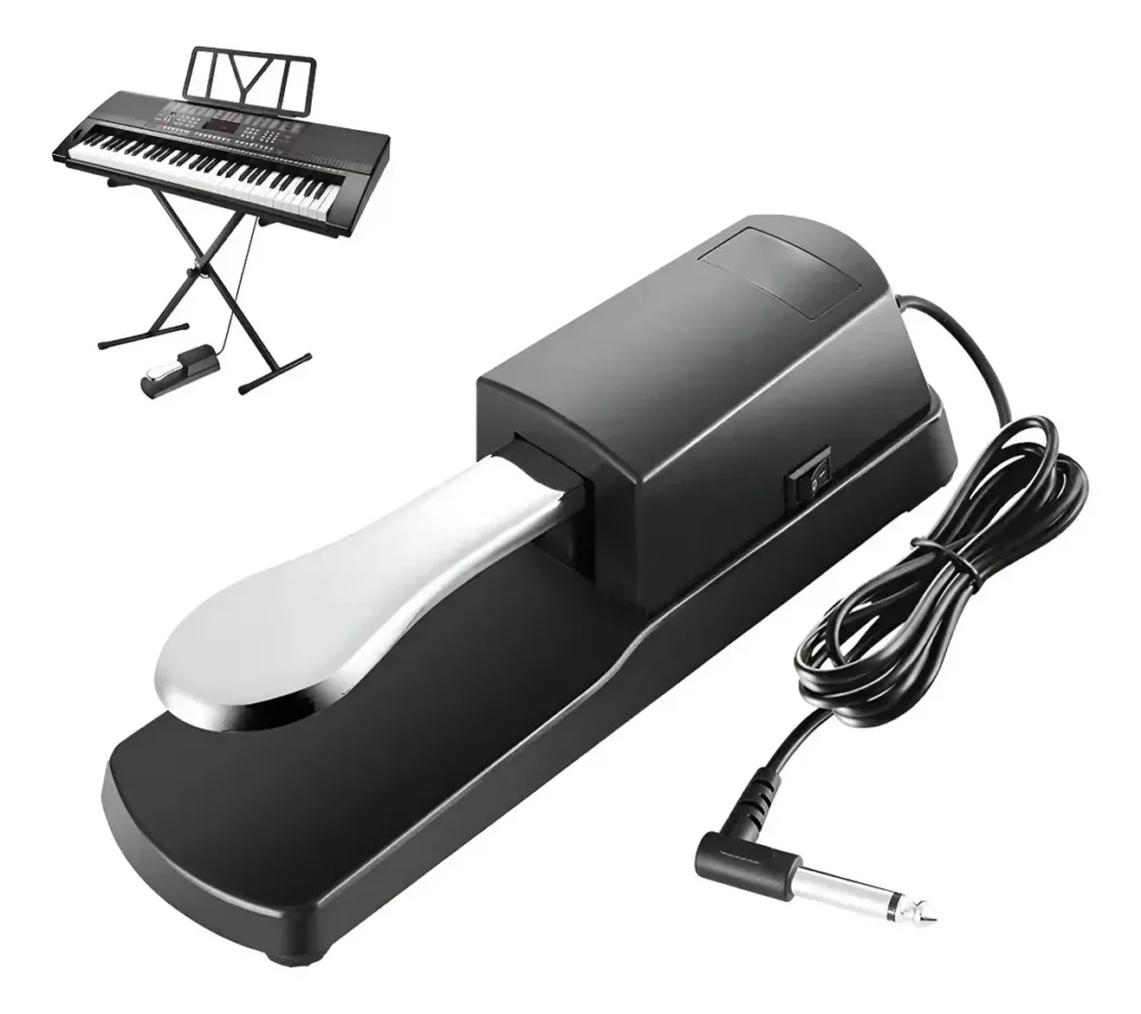 Pedal Sustain Heaimo para Teclado y Piano Digital